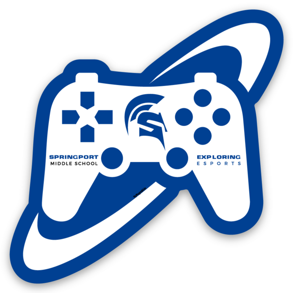 Springport Middle School Exploring Esports 2" Sticker